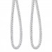 1.30 ct Round Cut Diamond Chandelier Earrings in 14 karat White Gold 1.30 ct Round Cut Diamond Chandelier Earrings in 14 karat White Gold